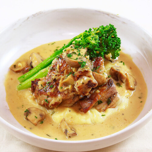 奶油茵陳篙雞示意圖