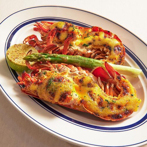 海膽焗烤波士頓活龍蝦示意圖